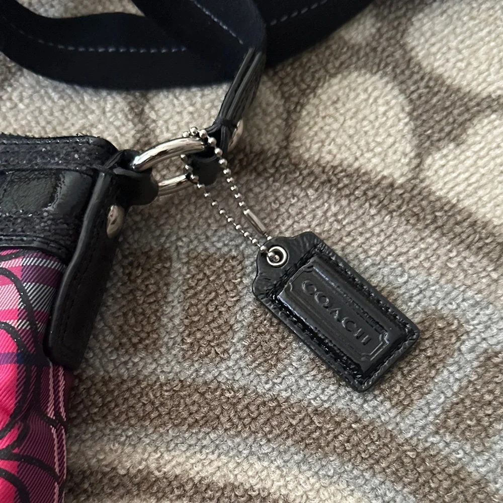 Coach Black and Pink Crossbody Bag - Picture 5 of 8